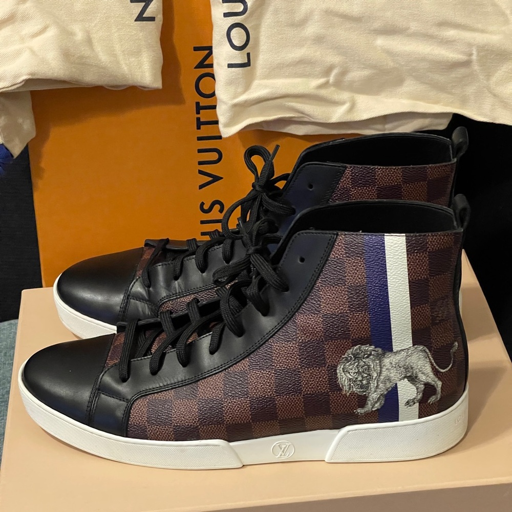 Louis Vuitton X Chapman Brothers High top Sneakers